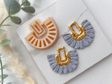 Tassel Polymer Clay Cutter | Macrame Polymer Clay Cutters | Embossing Clay Cutter